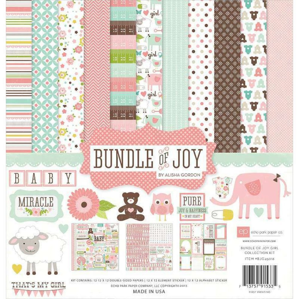 Echo Park Bundle of Joy Girl Collection Kit